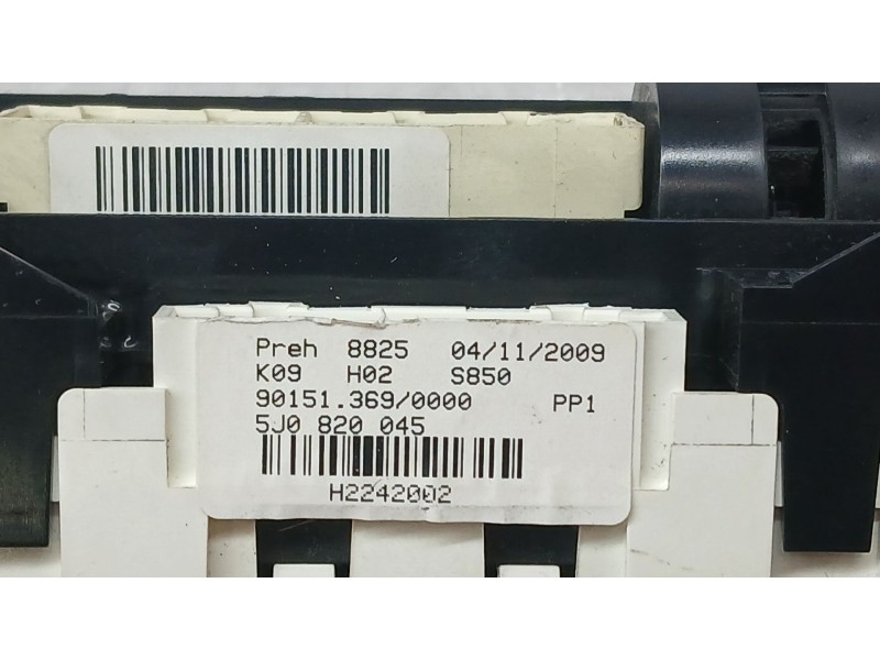 Recambio de mando climatizador para skoda fabia ii (542) 1.4 tdi referencia OEM IAM 5J0819045  901513690000