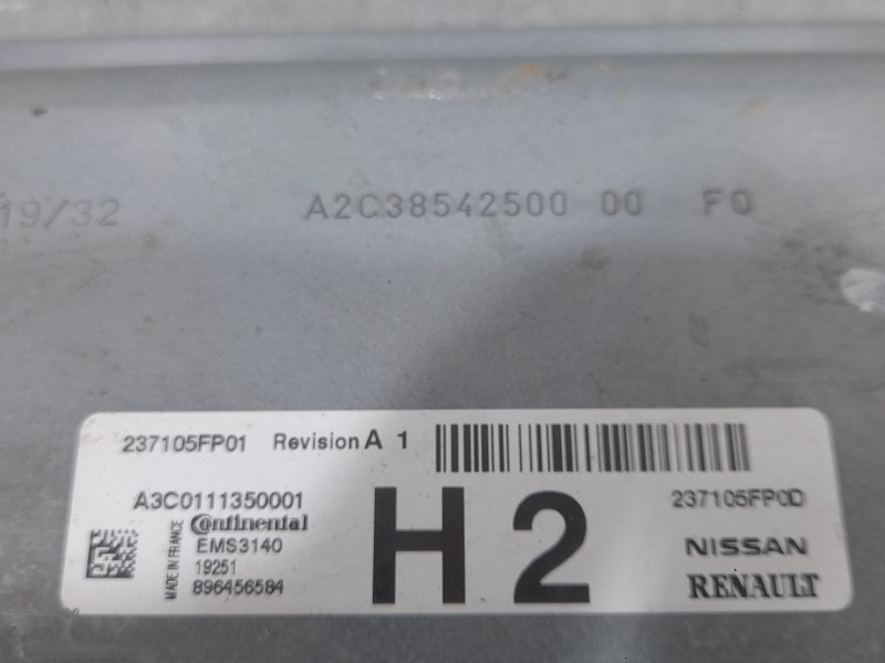 Recambio de centralita motor uce para nissan micra v (k14) acenta referencia OEM IAM A2C3854250000F0 A3C0111350001 CONTINENTAL