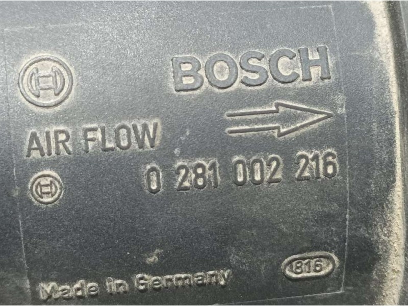 Recambio de caudalimetro para audi a4 berlina (b5) 1.9 tdi referencia OEM IAM 0281002216  BOSCH