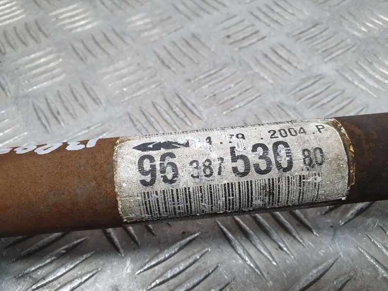 Recambio de transmision delantera izquierda para peugeot 206 berlina xs referencia OEM IAM 9638753080  