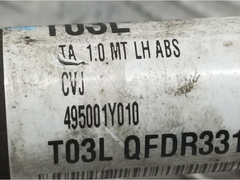 Recambio de transmision delantera izquierda para kia picanto concept referencia OEM IAM 495001Y010  