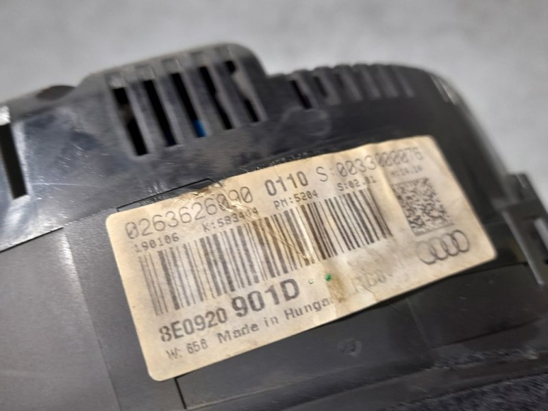 Recambio de cuadro instrumentos para audi a4 avant (8e) 2.0 tdi quattro (dpf) referencia OEM IAM 8E0920901D 0263626090 