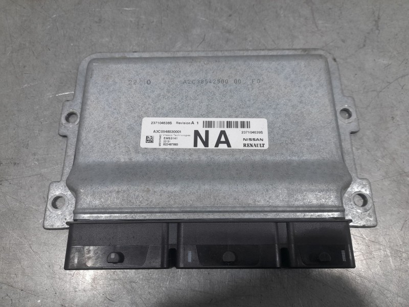Recambio de centralita motor uce para dacia sandero confort referencia OEM IAM 237104638S  