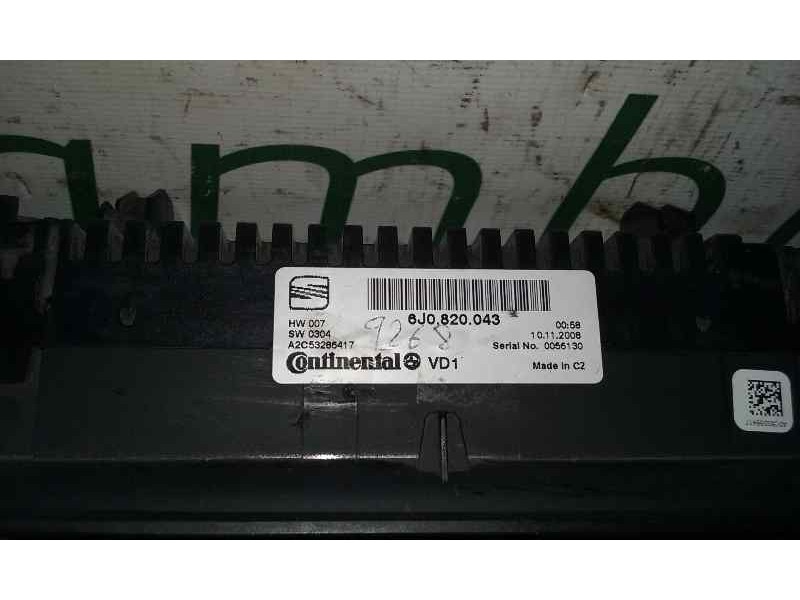 Recambio de mando climatizador para seat ibiza sc (6j1) stylance / style referencia OEM IAM A2C53286417 6J0820043 