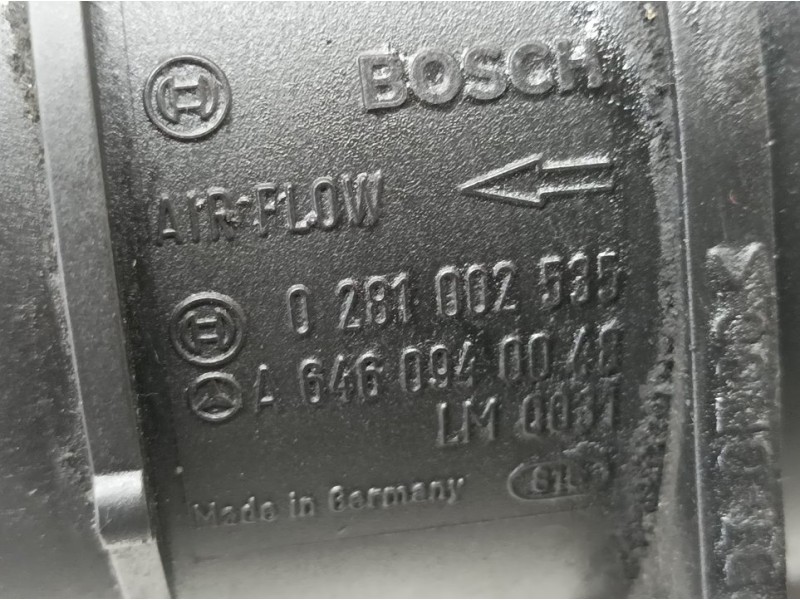 Recambio de caudalimetro para mercedes-benz clase c (w204) familiar 220 t cdi (204.208) referencia OEM IAM A6460940048 028100253