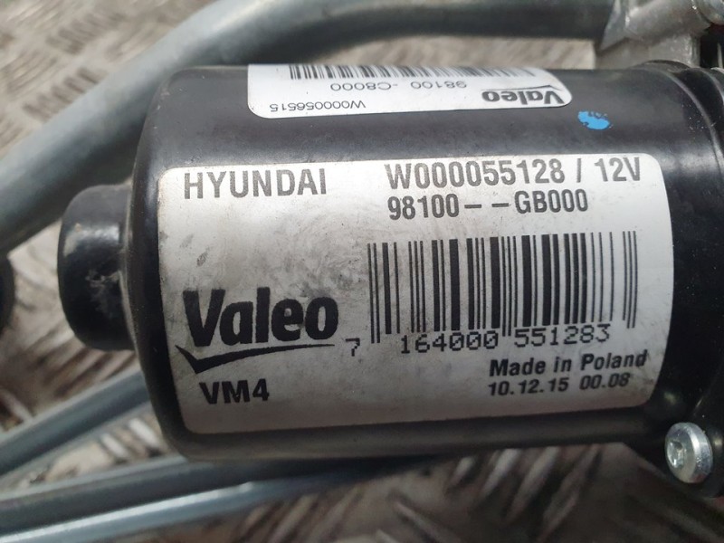 Recambio de motor limpia delantero para hyundai i20 coupe trend referencia OEM IAM 98100GB000 W000055128 VALEO