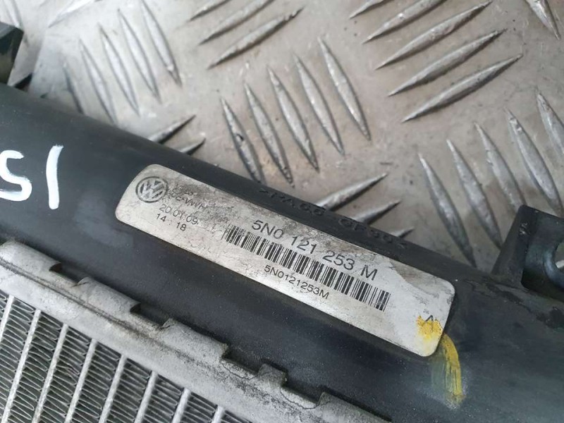 Recambio de radiador agua para volkswagen tiguan (5n1) advance referencia OEM IAM 5N0121253M  