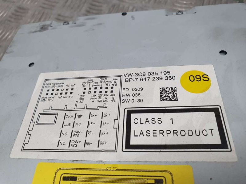 Recambio de sistema navegacion gps para volkswagen tiguan (5n1) advance referencia OEM IAM 3C8035195 7647239360 C/CD