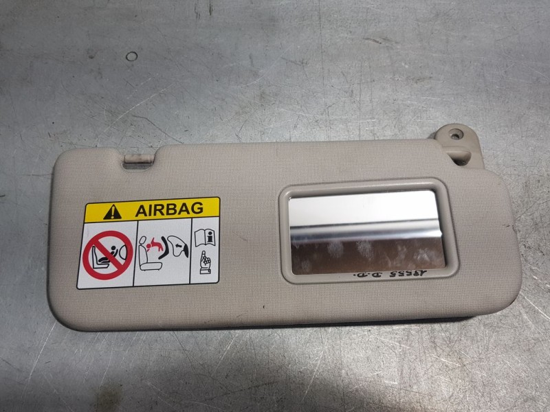 Recambio de parasol derecho para kia picanto concept referencia OEM IAM 852201Y1108O  