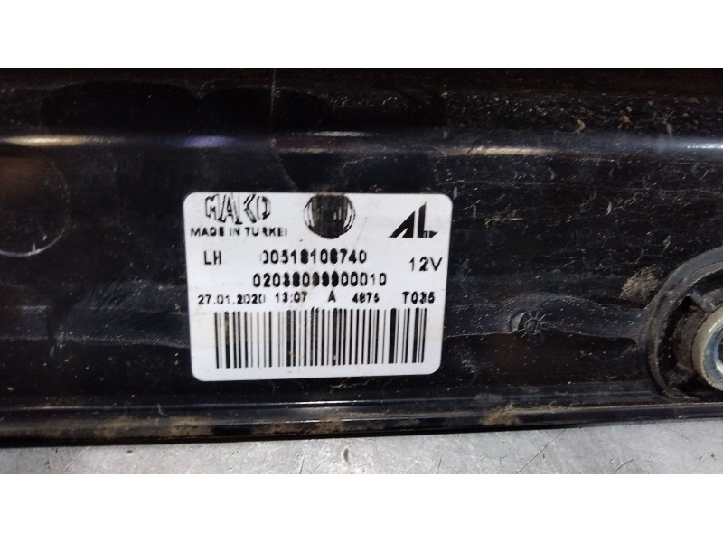 Recambio de piloto trasero izquierdo para fiat doblo cargo (263_) 1.3 d multijet (263wxu1a) referencia OEM IAM 00518106740  Mako