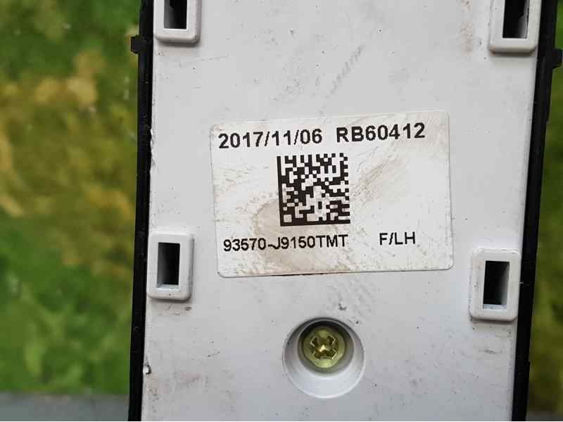 Recambio de mando elevalunas delantero izquierdo para hyundai kona style 4wd referencia OEM IAM 93570J9150TMT 3K54911200 