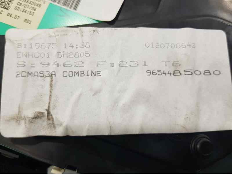 Recambio de cuadro instrumentos para peugeot 307 break/sw (s2) sw referencia OEM IAM 9654485080 6103K1 