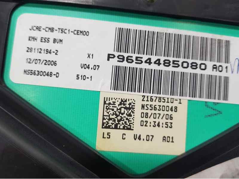 Recambio de cuadro instrumentos para peugeot 307 break/sw (s2) sw referencia OEM IAM 9654485080 6103K1 