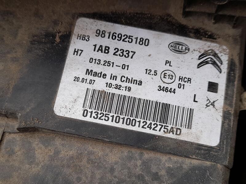 Recambio de faro izquierdo para citroën c5 aircross (ac_, aj_, ar_, a4_) 1.2 puretech 130 (arhnsj) referencia OEM IAM 9816925180