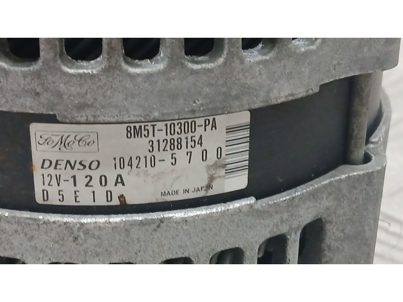 Recambio de alternador para ford focus ii (da_, hcp, dp) 1.6 tdci referencia OEM IAM 8M5T10300PA DENSO 1042105700