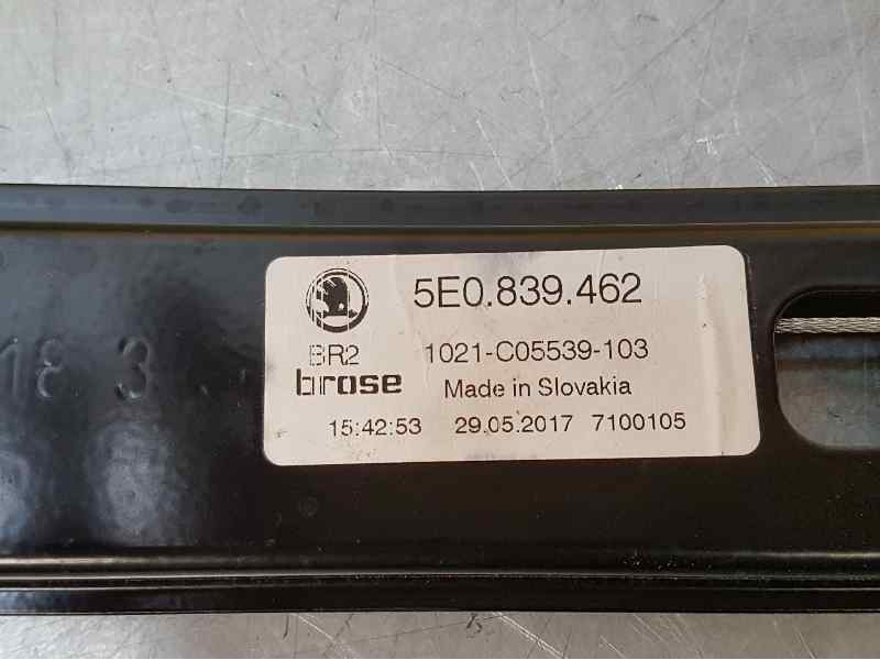 Recambio de elevalunas trasero derecho para skoda octavia lim. (5e3) ambition referencia OEM IAM 5E0839462 5 PINS ELECTRICO
