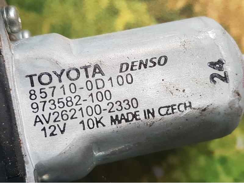 Recambio de elevalunas delantero derecho para toyota yaris active referencia OEM IAM 857100D100 6 PINS ELECTRICO