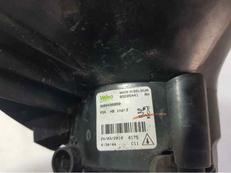 Recambio de faro antiniebla derecho para peugeot 308 confort referencia OEM IAM 9680498880 89205441 CRISTAL ROXADO VALEO