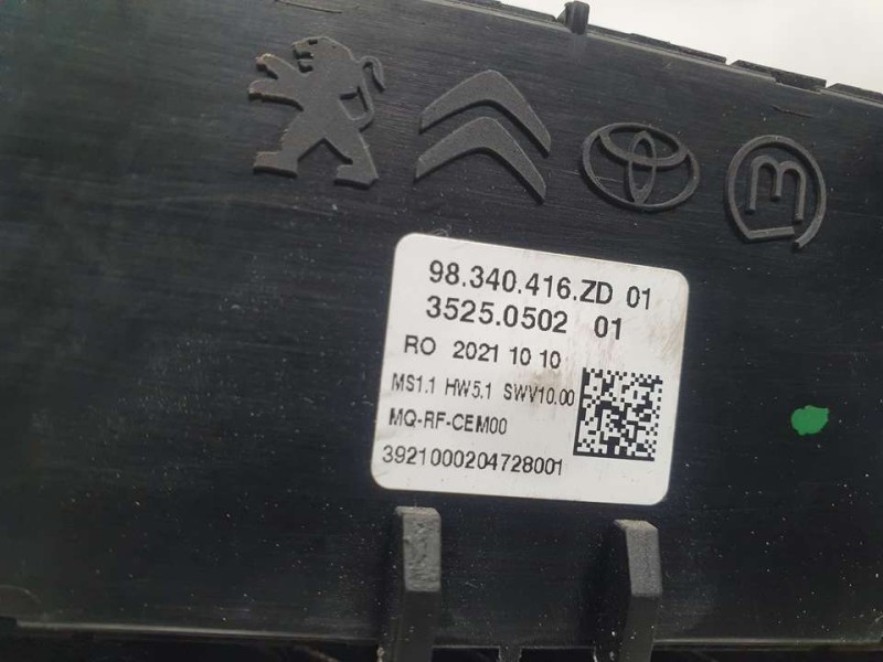 Recambio de mando calefaccion / aire acondicionado para citroën jumpy furgon control m referencia OEM IAM 98340416ZD 35250502 