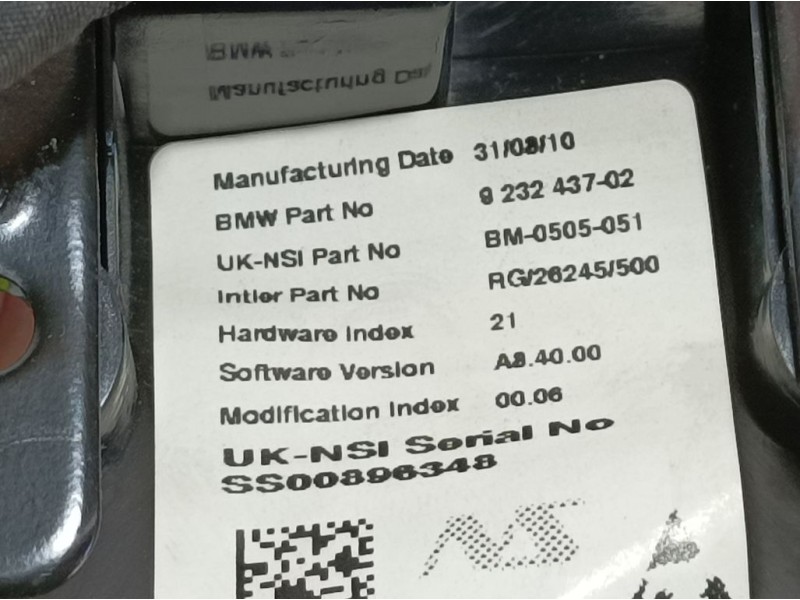 Recambio de cuadro instrumentos para mini mini (r56) one referencia OEM IAM 923243702 BM0505051 NS CUENTA REVOLUCIONES