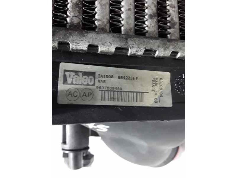 Recambio de intercooler para peugeot 607 (s1) pack referencia OEM IAM 9637809480 864223E VALEO