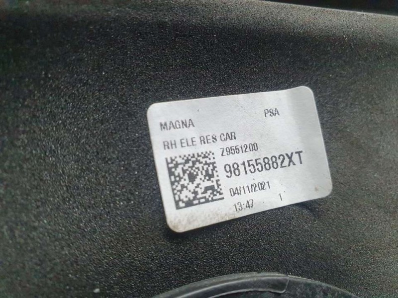 Recambio de retrovisor derecho para citroën jumpy furgon control m referencia OEM IAM 98155882XT Z9551200 ROZADO Y ELECTRICO 5 Y