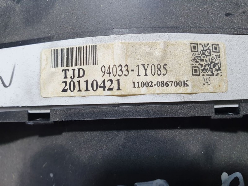 Recambio de cuadro instrumentos para kia picanto concept referencia OEM IAM 940331Y085 20110421 