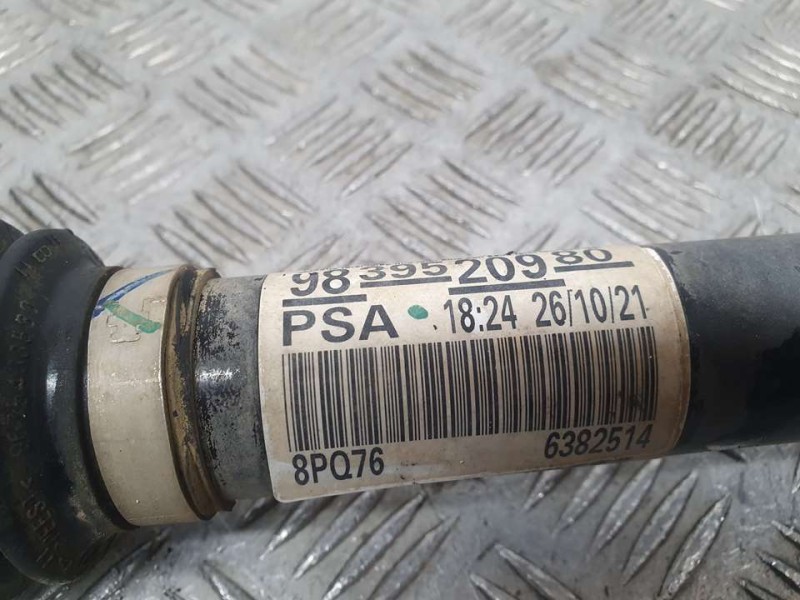 Recambio de transmision delantera izquierda para citroën jumpy furgon control m referencia OEM IAM 9839520980 8PQ76 6382514