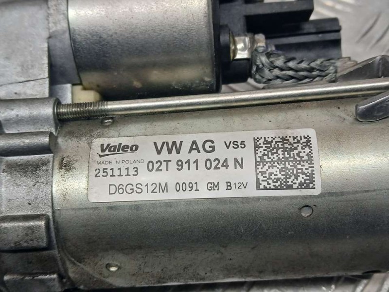 Recambio de motor arranque para seat ibiza (6j5) reference referencia OEM IAM 02T911024N D6GD12M VALEO