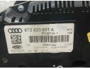 Recambio de cuadro instrumentos para audi a5 coupe (8t) 2.7 tdi referencia OEM IAM 8T0920931A 503001520405 MAGNETI MARELLI
