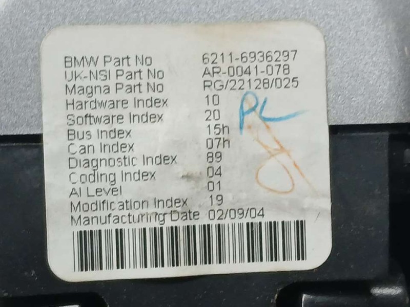 Recambio de cuadro instrumentos para bmw mini (r50,r53) one d referencia OEM IAM 6936297 AR0041078 CUENTA REVOLUCIONES