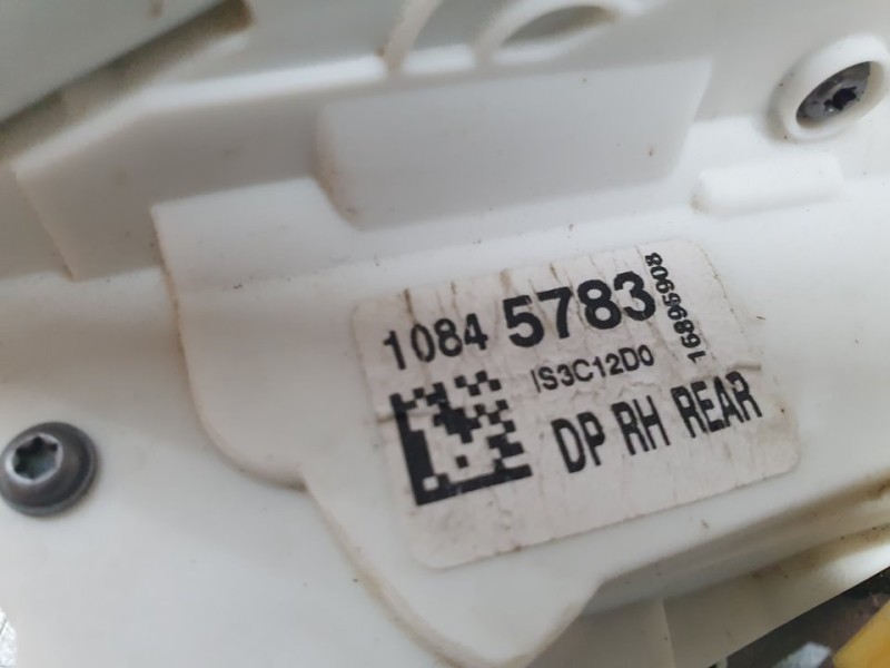 Recambio de cerradura puerta trasera derecha para mg zs 1.0 t-gdi referencia OEM IAM 10845783  4 PINES