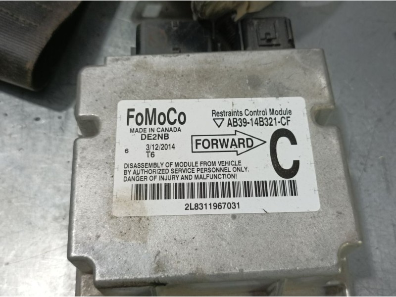 Recambio de kit airbag para ford ranger (tke) doppelkabine 4x4 xl referencia OEM IAM BAMPT11675  C/ AIRBAG RODILLAS Y PRETENSORE