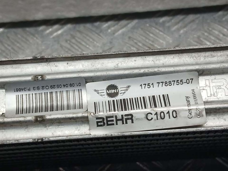 Recambio de intercooler para bmw mini (r50,r53) one d referencia OEM IAM 7788755 C1010 BEHR
