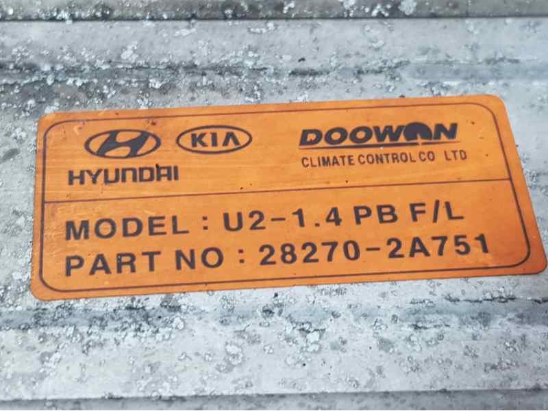 Recambio de intercooler para hyundai i20 style s referencia OEM IAM 282702A751  DOOWON