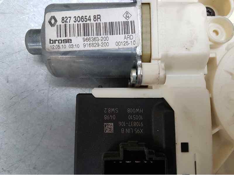 Recambio de elevalunas trasero derecho para renault megane iii berlina 5 p dynamique referencia OEM IAM 827306548R 6 PINS ELECTR