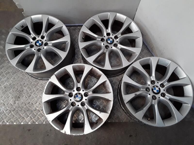 Recambio de juego llantas aluminio para bmw x5 (f15) xdrive 40d referencia OEM IAM 9X19 5 TORN ET48 ALUMINIO ROZADAS