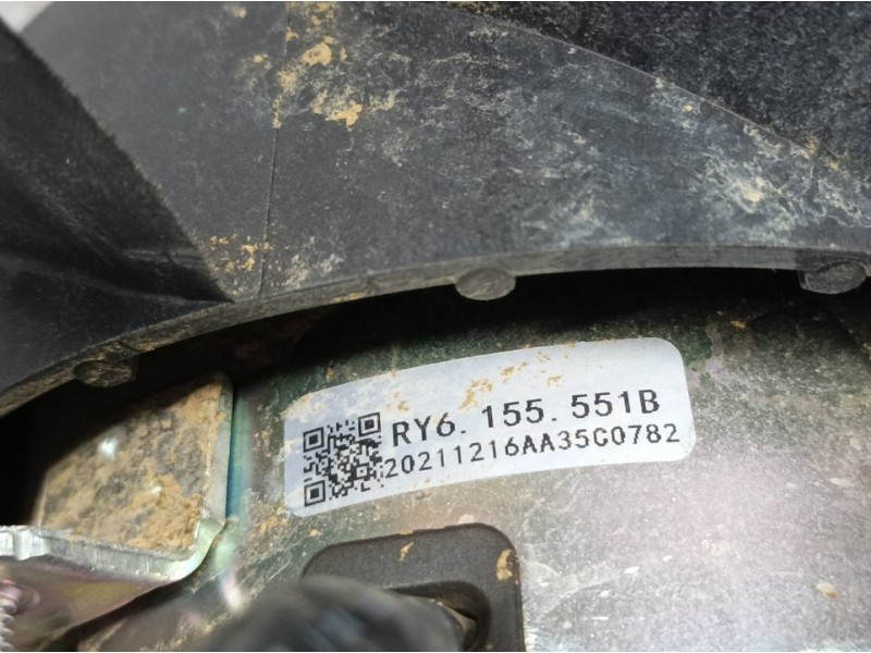 Recambio de electroventilador para mg zs 1.0 t-gdi referencia OEM IAM RY6155551B  