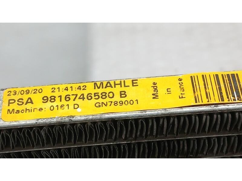 Recambio de condensador / radiador aire acondicionado para peugeot 308 ii (lb_, lp_, lw_, lh_, l3_) 1.5 bluehdi 100 referencia O