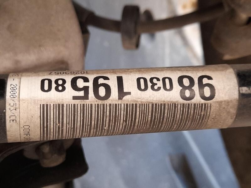 Recambio de transmision delantera izquierda para citroën c3 iii (sx) 1.2 vti 82 referencia OEM IAM 9803019580  