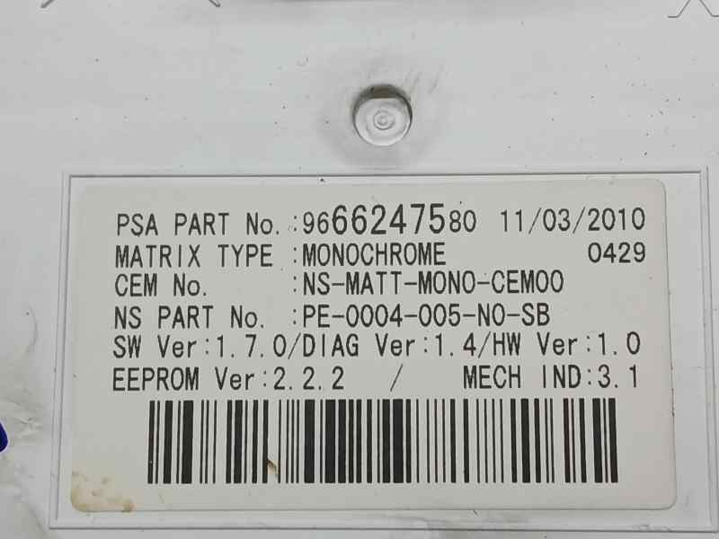 Recambio de cuadro instrumentos para peugeot 3008 sport pack referencia OEM IAM 9666276380 69189270U 