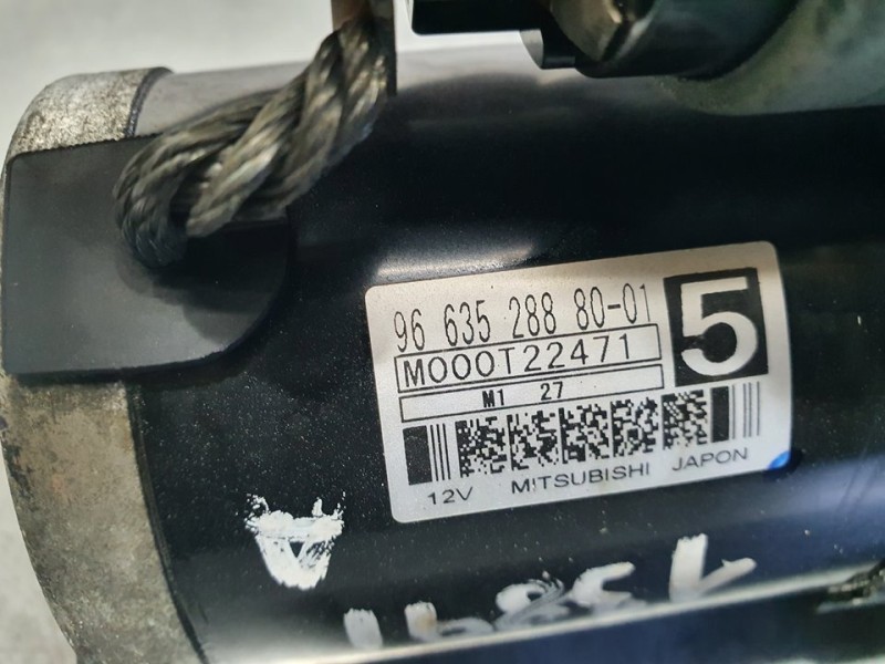 Recambio de motor arranque para citroën c4 picasso exclusive referencia OEM IAM 966352888001 M000T22471 MITSUBISHI