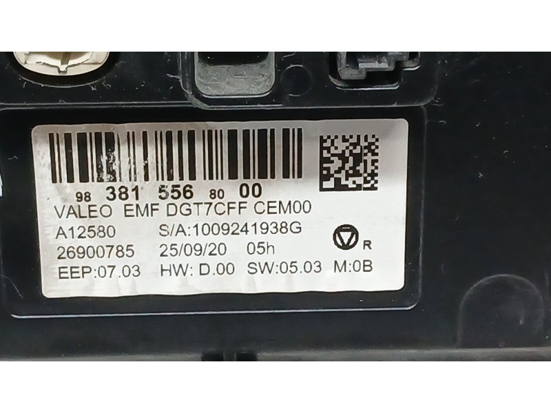 Recambio de sistema navegacion gps para peugeot 308 ii (lb_, lp_, lw_, lh_, l3_) 1.5 bluehdi 100 referencia OEM IAM 9838155680 V