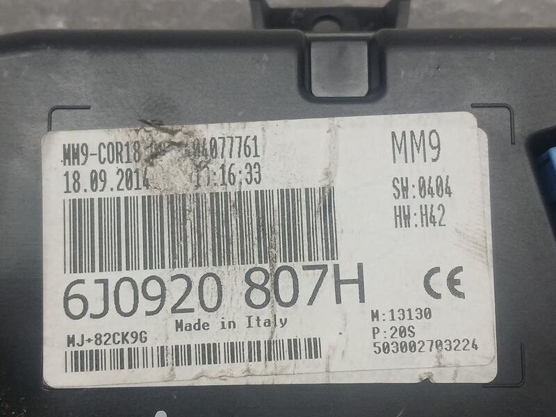 Recambio de cuadro instrumentos para seat ibiza (6j5) reference referencia OEM IAM 6J0920807H  503002703224