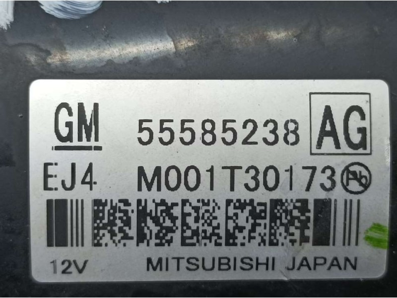 Recambio de motor arranque para opel zafira tourer excellence referencia OEM IAM 55585268 M001T30173 MITSUBISHI