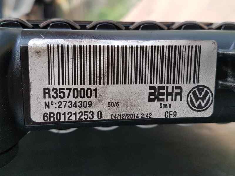 Recambio de radiador agua para skoda fabia ambition referencia OEM IAM 6R0121253 R3570001 BEHR