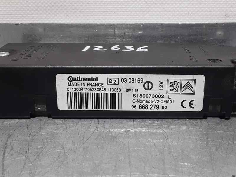 Recambio de modulo bluetooth para citroën c3 exclusive referencia OEM IAM 9666827980 S180073002 CONTINENTAL