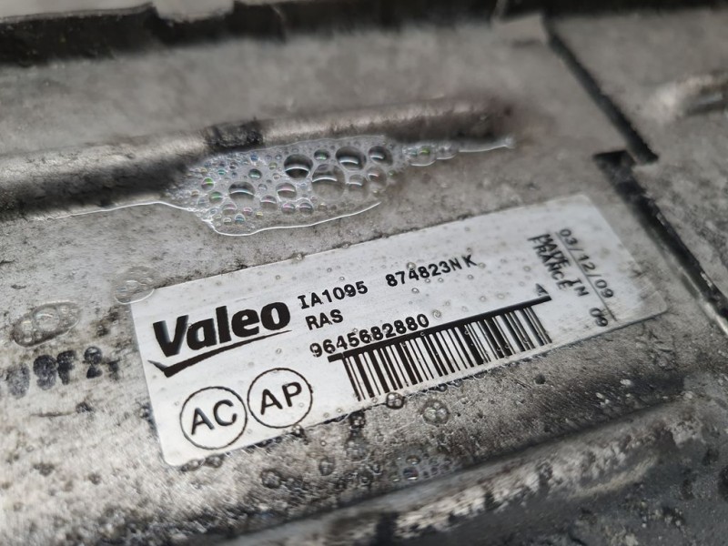 Recambio de intercooler para peugeot 407 st sport referencia OEM IAM 9645682880 874823NK VALEO