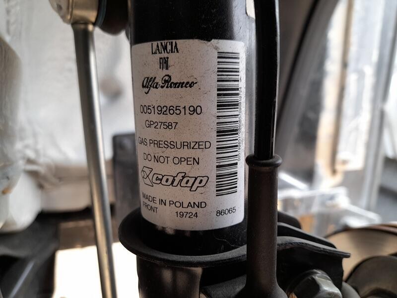 Recambio de amortiguador delantero izquierdo para fiat panda (312_, 319_) 1.0 mild hybrid (312.pyd1b) referencia OEM IAM 5192651