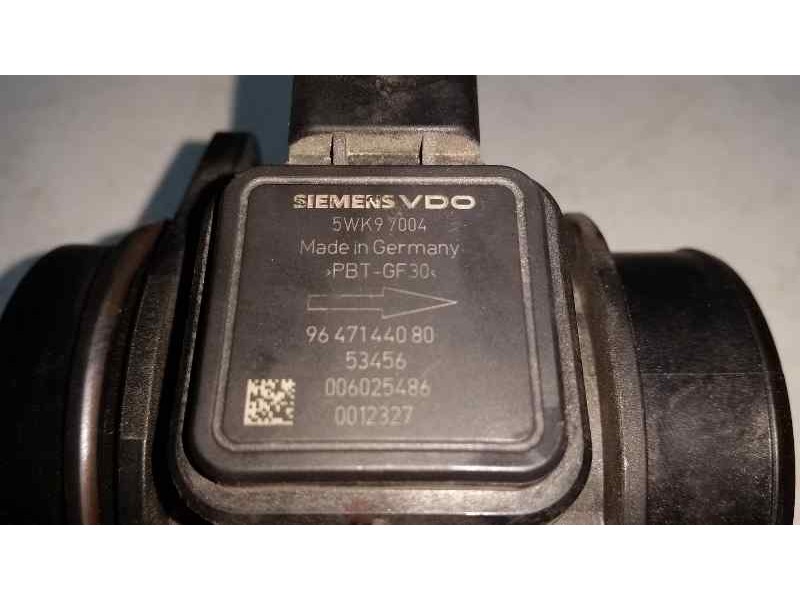 Recambio de caudalimetro para peugeot 107 trendy referencia OEM IAM 5WK97004 9647144080 SIEMENS VDO